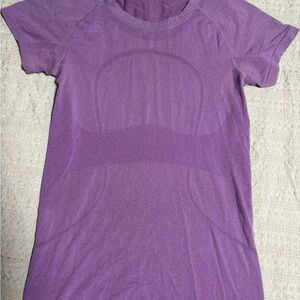 lululemon athletica Purple Short Sleeve Tee